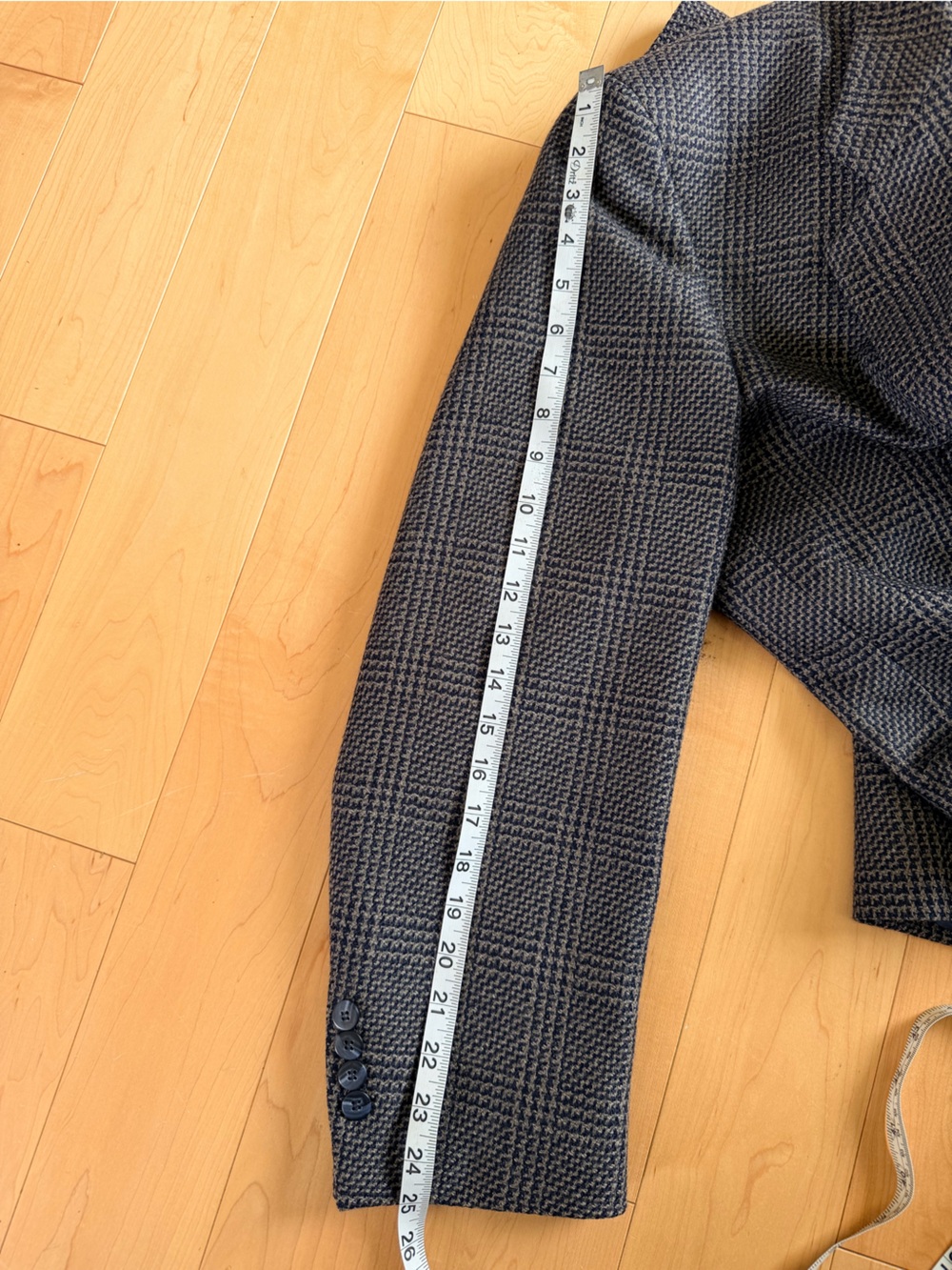 Jones New York Gray Check Coat - Picture 9 of 9